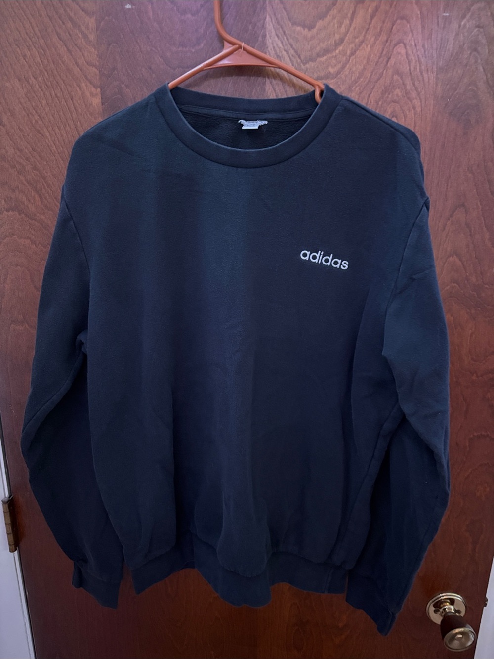 Adidas Men’s Medium Black Crewneck Sweatshirt